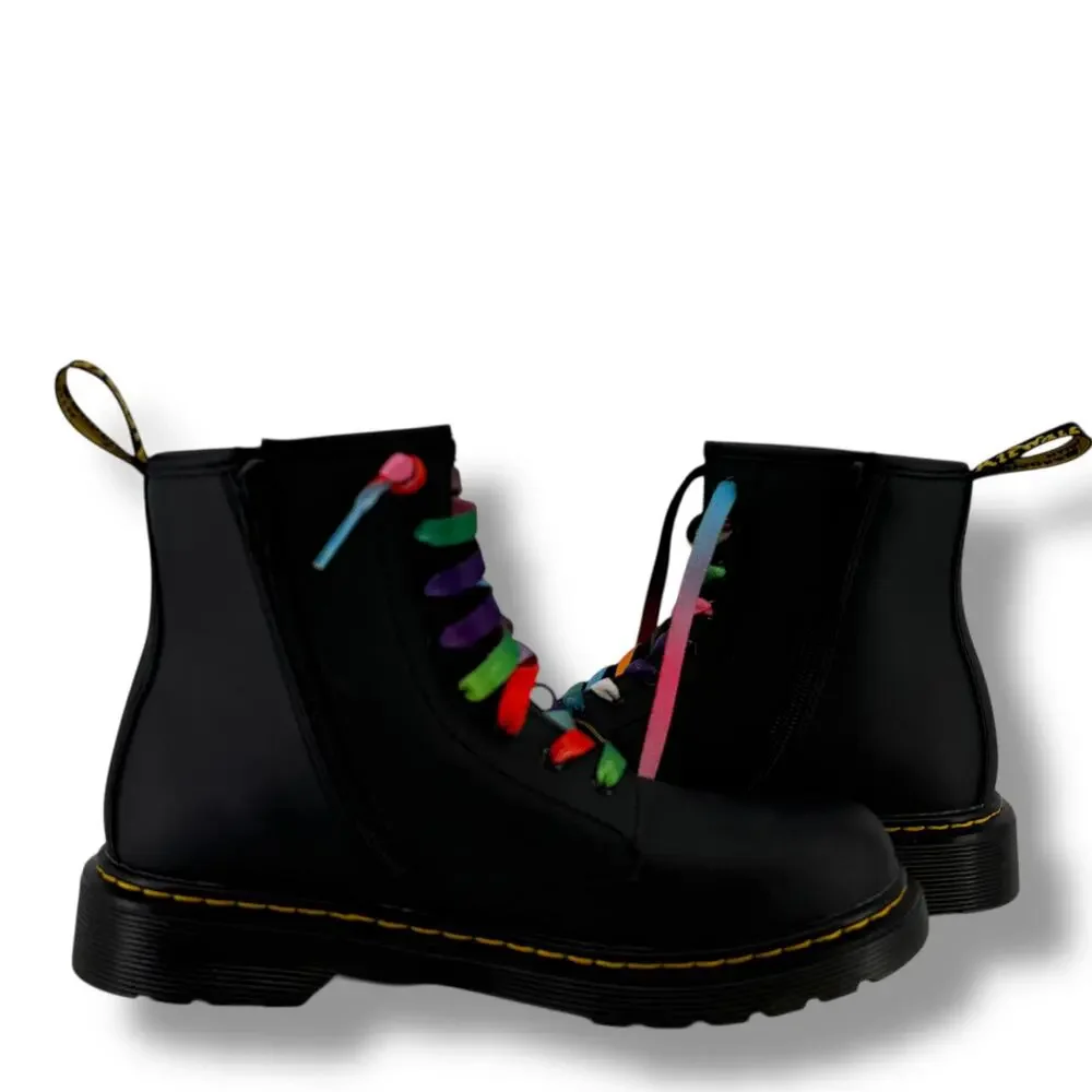 Dr Martens Junior 1460 For Pride Leather Lace Up Boots Size 36 L5 M4